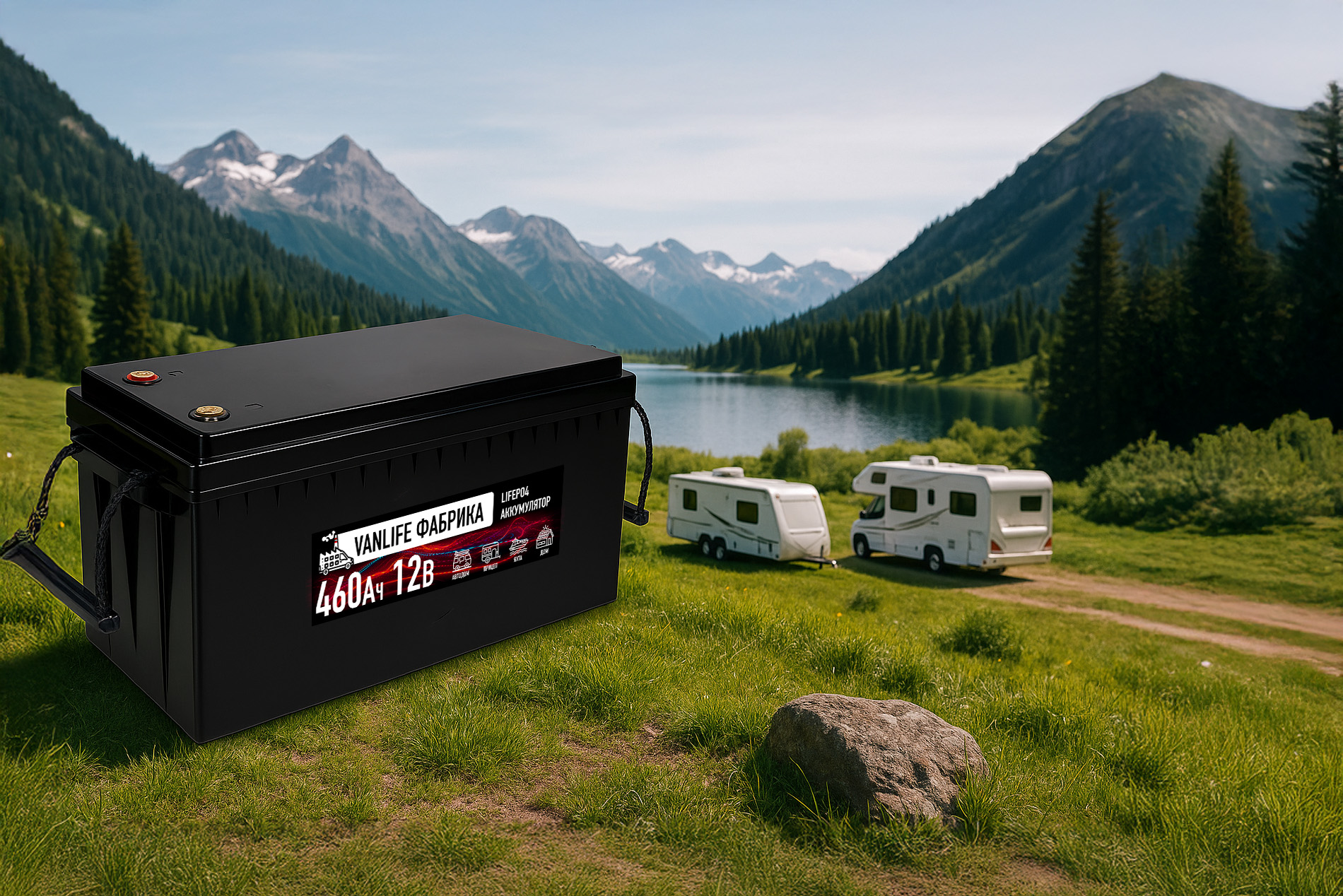 LiFePO₄ 12В 460 Ач