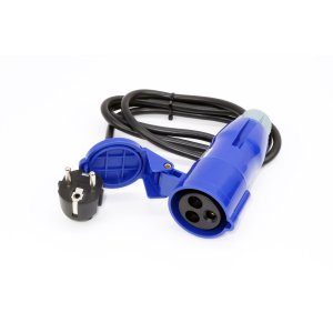 Переходник с кемперной розетки на вилку 220В