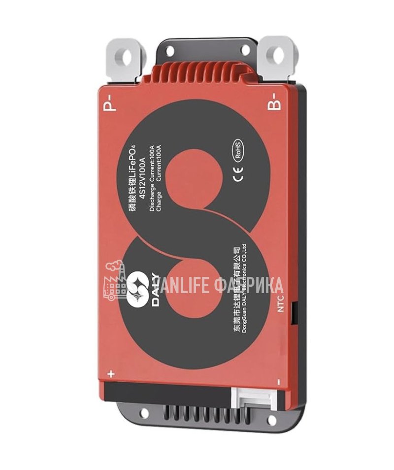 Плата BMS Daly 100A для Lifepo4 8s 24В c bluetooth