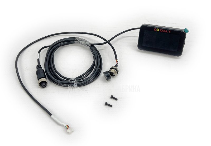 Экран для BMS плат Daly 3 дюйма UART внешний монтаж с разъемом