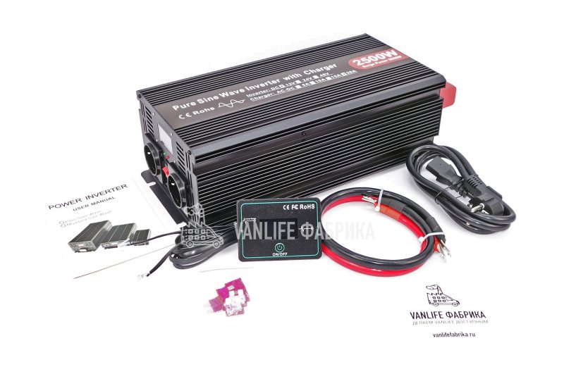 Инвертор Meind ИБП с ЗУ 12В 2500Вт