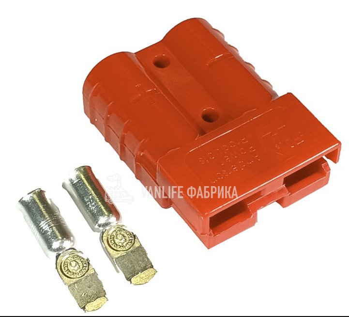 Разъем силовой Anderson 50A Красный