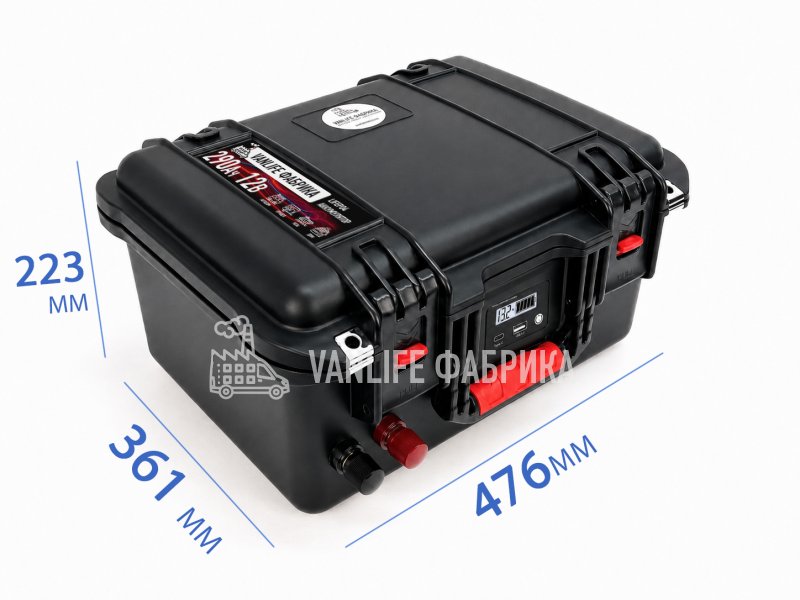 LiFePo4 аккумулятор 290Ач 12В в кейсе