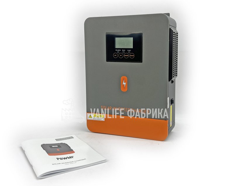 Гибридный инвертор 12В PowMr POW-HVM2.5KW-12V 1.6/2.5кВт