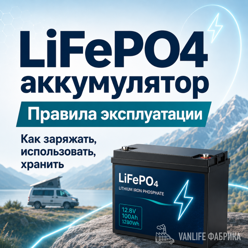 Советы и инструкции по использованию LiFePo4 аккумулятора